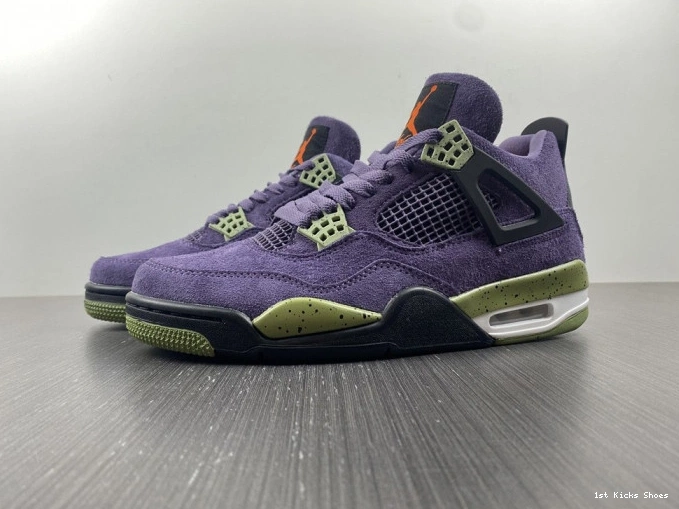 1st Kicks Air Purple Canyon Jordan 4 WMNS AQ9129-500 0727